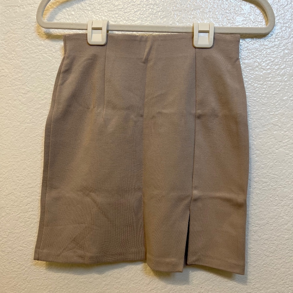 Urban Outfitters Khaki Bandeau Skirt